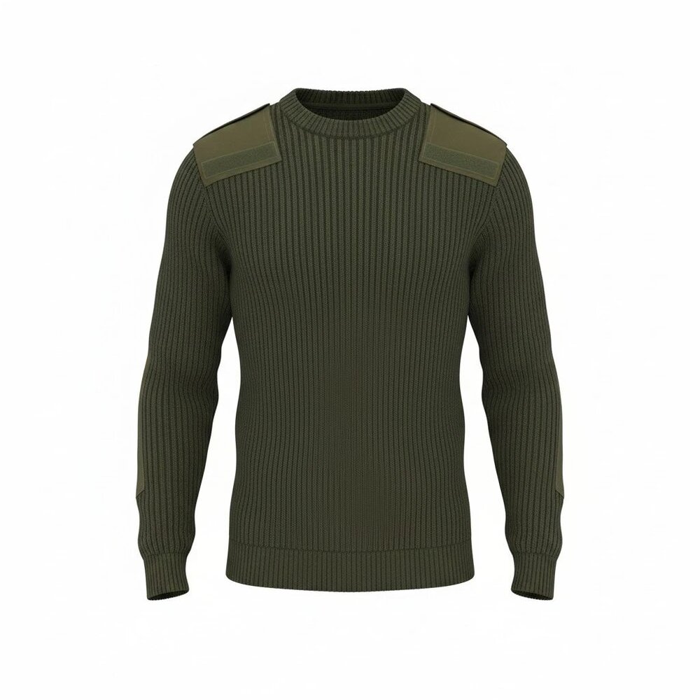 USMC Wool Military Service Sweater OD Green Size 42 Valor Collection